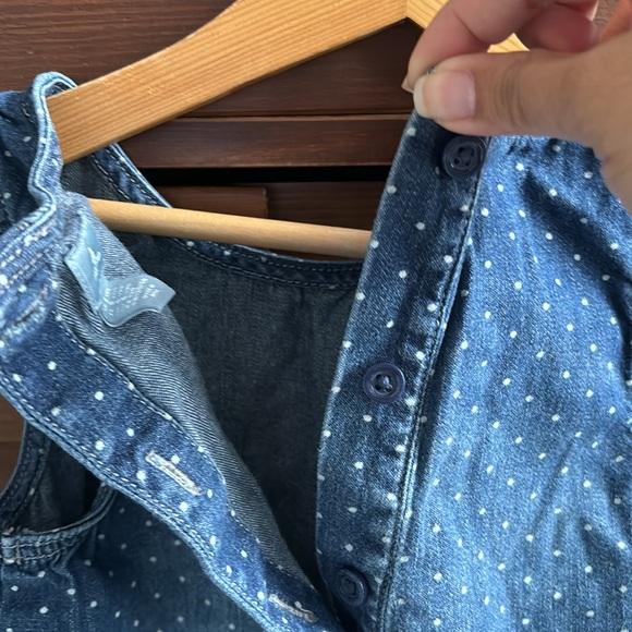 5T Gap polka dots jeans dress - Picture 4 of 4